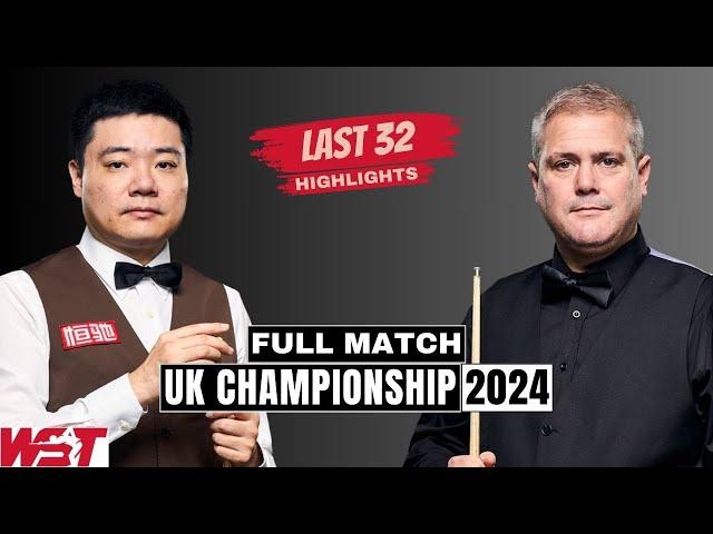 Ding Junhui vs Robert Milkins Full Match Highlights | UK Championship Snooker 2024