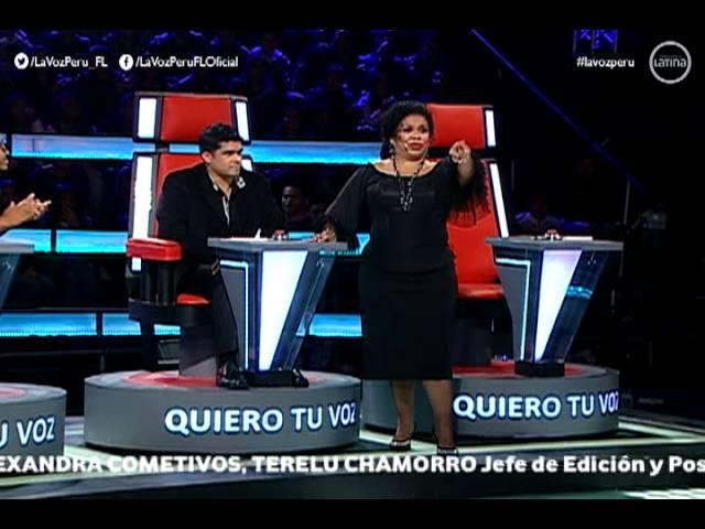 Eva Ayllón le canta a Jerry Rivera en La Voz Perú