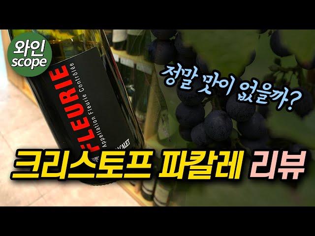 크리스토프 파칼레 플레리 2018 제가 직접 마셔봤습니다. 정말 맛이 없을까요?