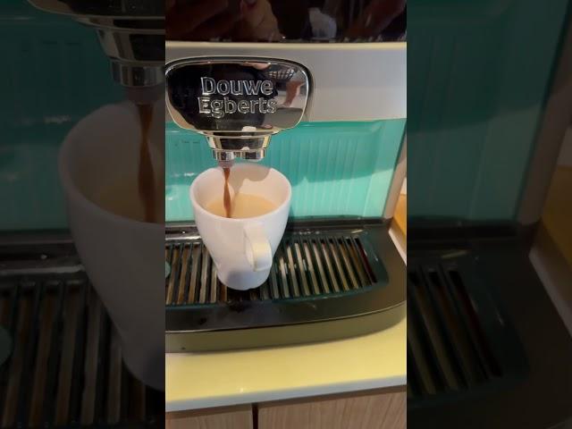 Finding Douwe Egberts coffee machine at Tinidee Trendy hotel breakfast | Good coffee good breakfast