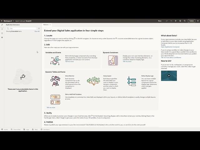 Setting Up Visual Builder Studio for Oracle Cloud Application Extensions