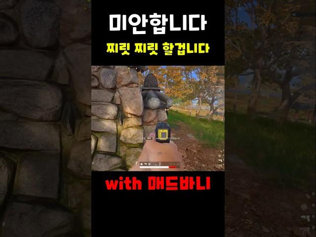 [배틀그라운드] 미안합니다... #배그 #배그쇼츠 #pubg (with 매드바니)
