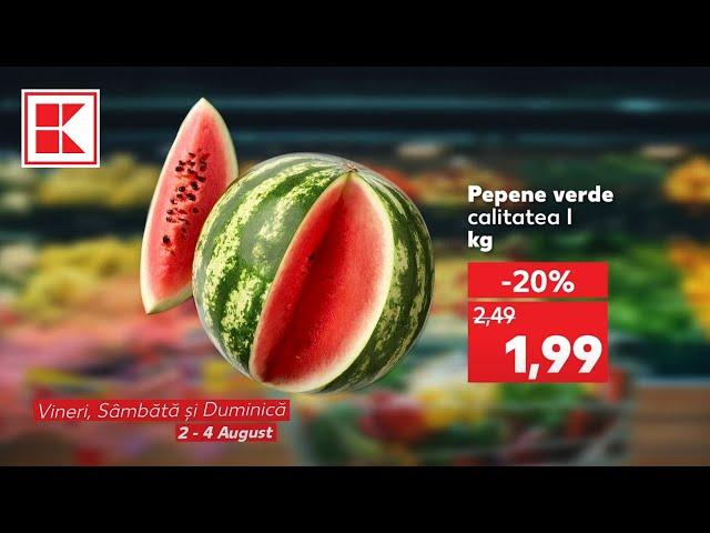 Oferta Kaufland din 02-04 august: detergent lichid, pepene verde și piept de pui