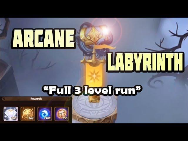 Full Arcane Labyrinth Run - AFK Arena | Mobile Idle Rpg Game