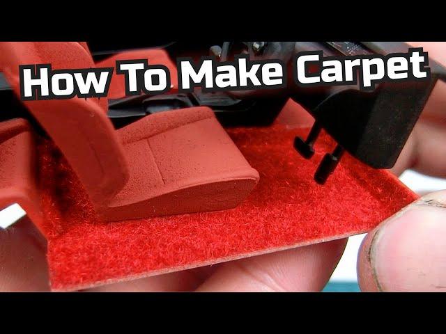 How To Make Carpet For 1/24 Scale Model Cars