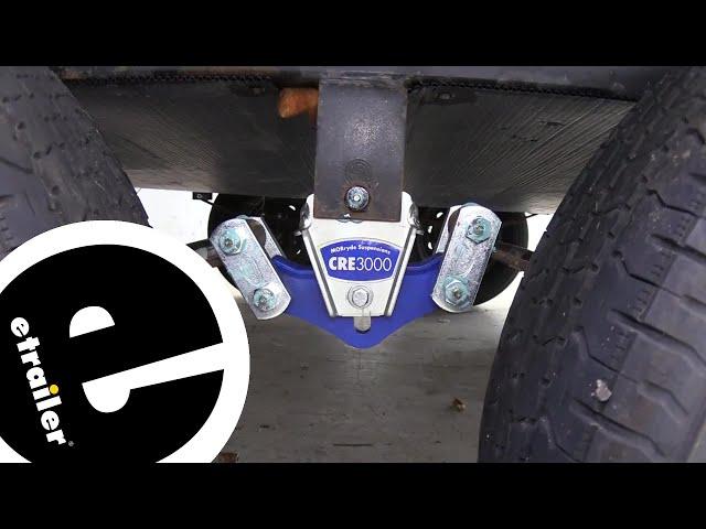 etrailer | MORryde Tandem Axle Trailer Rubber Equalizers Installation