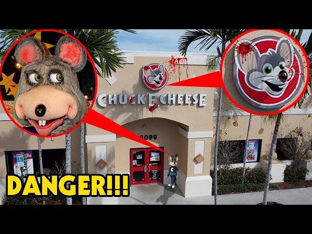 IF YOU SEE BLOOD AT CHUCK E CHEESE RUN, THE CURSED CHUCK E CHEESE MASCOT IS AFTER YOU! (OMG)