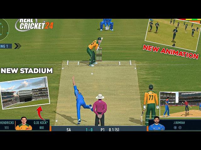 Real Cricket 24 New Update Full Review! New Stadium, New Cutscenes,New Ai