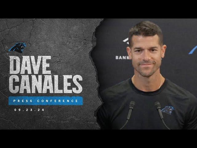 Dave Canales gives Panthers update after Week 3 win in Las Vegas