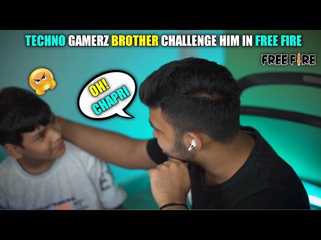 TECHNO GAMERZ VS HIS BROTHER IN FREE FIRE ll TECHNO GAMERZ FREE FIRE MAX