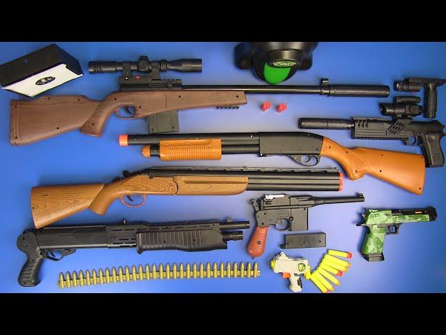 Box of Guns Toys ⁕SNIPER RIFLES TOYS ,FORTNITE GUN,AIRSOFT GUN, SHOTGUN TOYS,HUNTING RIFLES TOYS