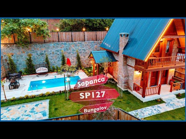 Sapanca Bungalov - SP127-Sıcak Havuz-Jakuzi-Şömine