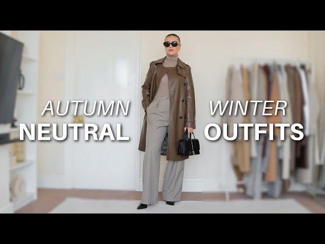 20 NEUTRAL AUTUMN/WINTER OUTFITS