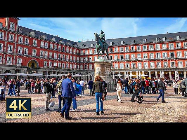 Madrid Spain 4K Spring Walking Tour 2024