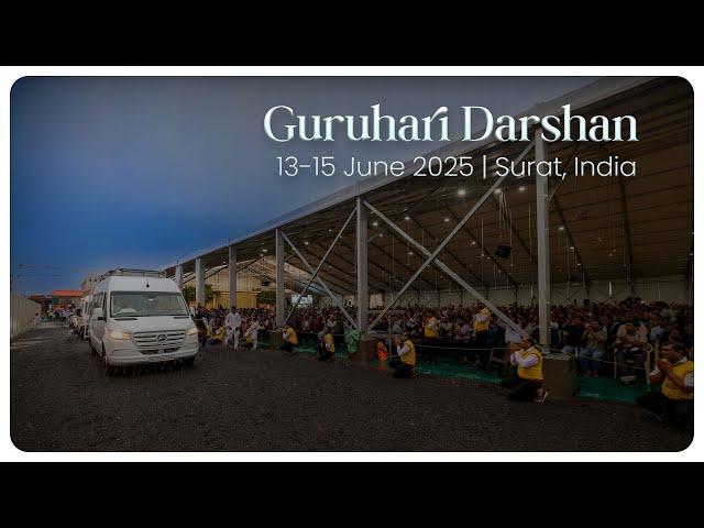 Guruhari Darshan, 13-15 Jun 2025, Surat, India