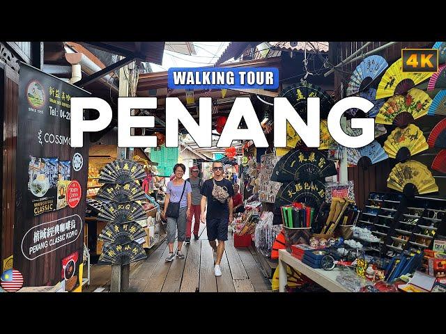 Penang, MALAYSIA - Walking in George Town UNESCO World Heritage Site