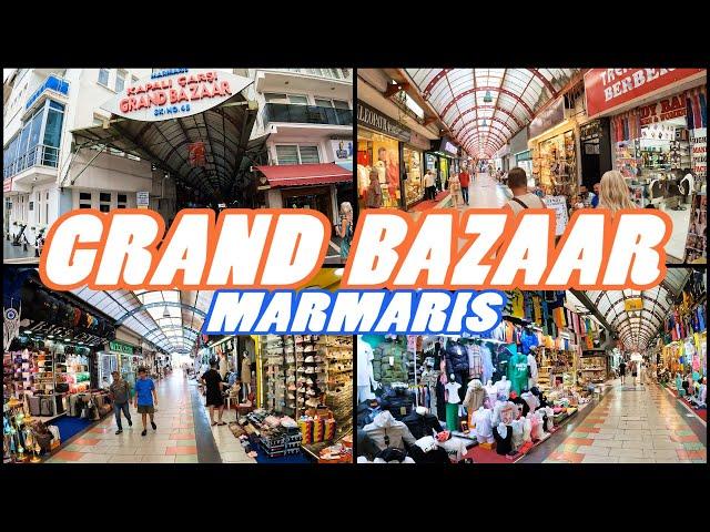 Marmaris GRAND BAZAAR - Marmaris Turkey [4k]