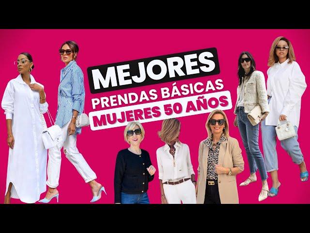 LAS MEJORES PRENDAS BASICAS PARA MUJERES DE 50 AÑOS