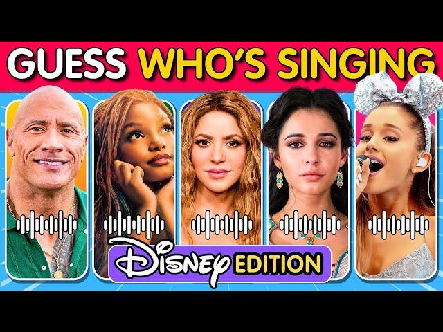 Guess Who Is Singing The Disney Song  | Disney Quiz