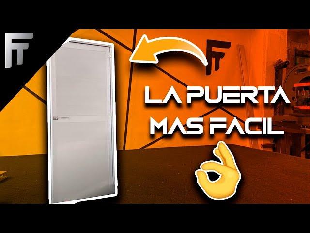 La puerta más sencilla de aluminio fabricando una puerta ligera de 2”