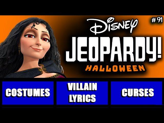 Disney HALLOWEEN Jeopardy • 26 Clue Trivia Game • Test Your Knowledge