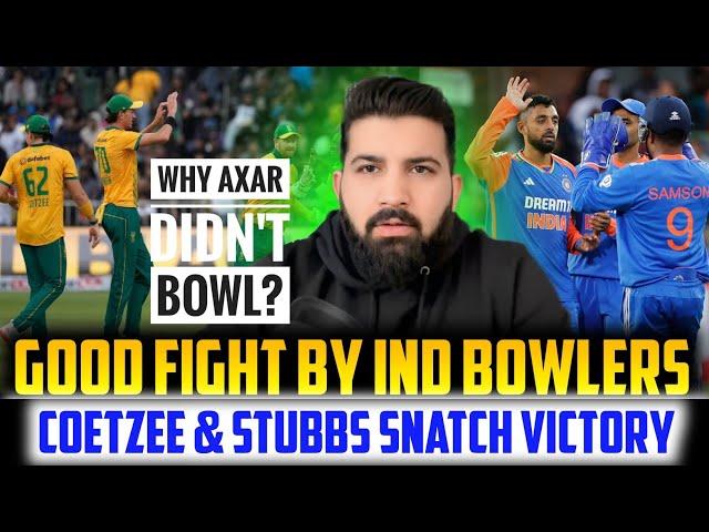 Varun Chakravarthy's fifer but India lost match from winning position, Why Axar not utilized?