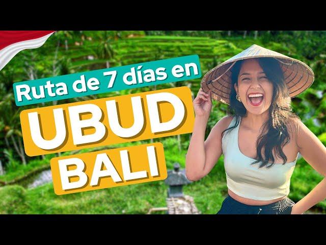 ¿Qué HACER en UBUD - Bali? | Guía definitiva UBUD Monkey Santuary, Cretya y Campos de arroz