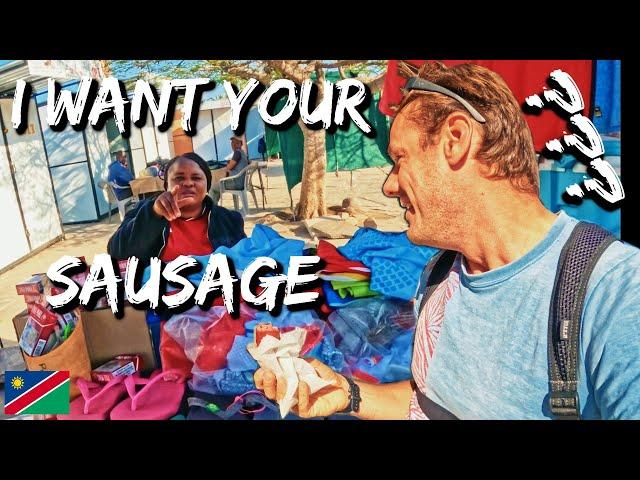 Sausage Sharing Gone Cheesy in Africa !  vA 155