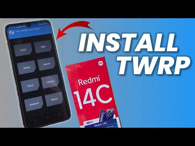 How to Install TWRP Recovery in Redmi 14C | INSTALL TWRP Custom recovery POCO C75
