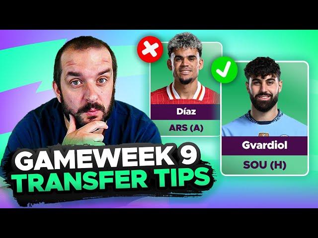 Díaz out  | FPL TRANSFER TIPS | GAMEWEEK 9 | Fantasy Premier League Tips 2024/25