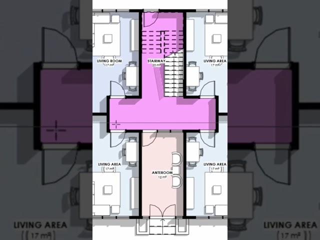 Section in REVIT 2023 #bim #revit #architecture #design #curvedstaircase #d5render #drawing