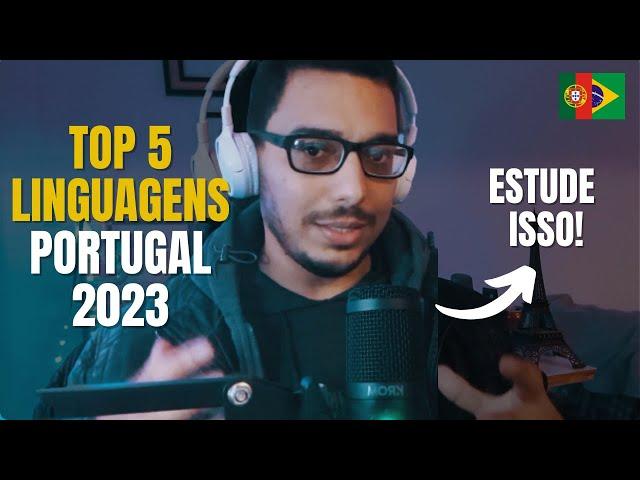 5 linguagens de programação mais procuradas em Portugal 2023 #vidadeprogramador #portugal