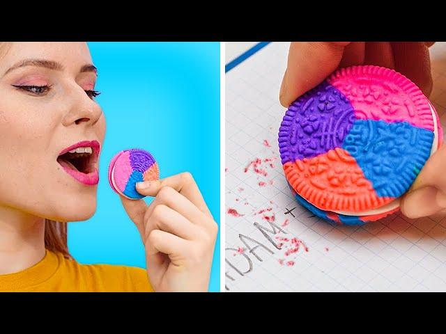 FUN AND GENIUS SCHOOL SUPPLY DIYS || Back To School Pranks And Tricks!