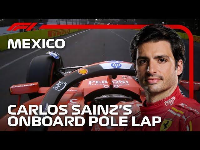 Carlos Sainz’s Pole Lap | 2024 Mexico City Grand Prix | Pirelli