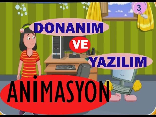 donanım ve yazılım  animasyon | Bilişim teknolojileri dersi