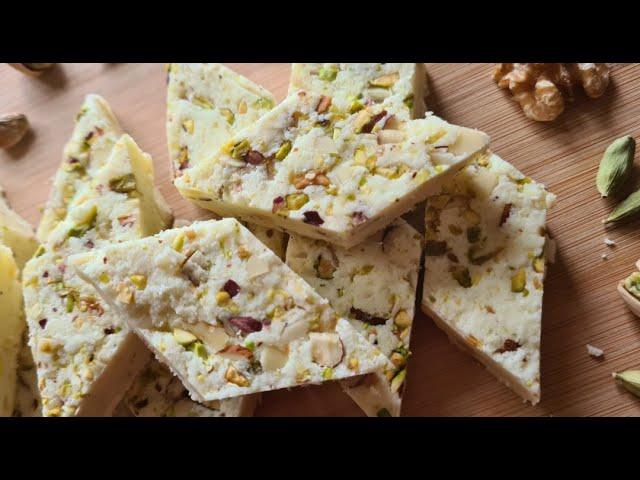 Sheer Pira Recipe / Afghan Sweet Shir Pera quick and easy - Milk Fudge