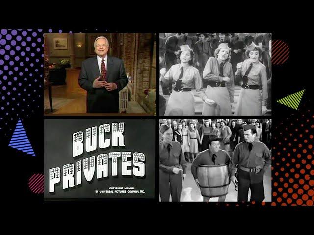 Retro 2004 - TCM Intro - Abbott and Costello in Buck Privates - Robert Osborne - Cable History