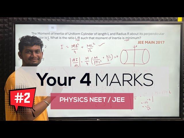 The moment of inertia of a uniform cylinder of length l and radius R about its perpendicular