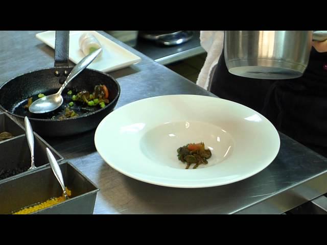 Titti Qvarnström prepares a dish at Bloom in the Park