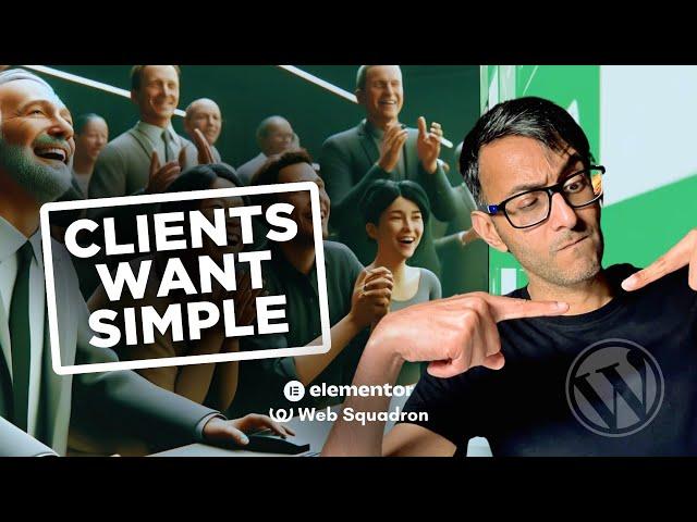 Do clients prefer simple websites