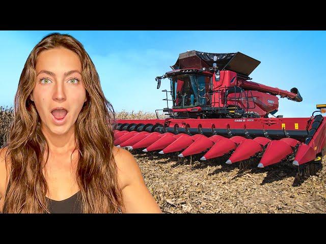 Harvesting With The World's BIGGEST Combine