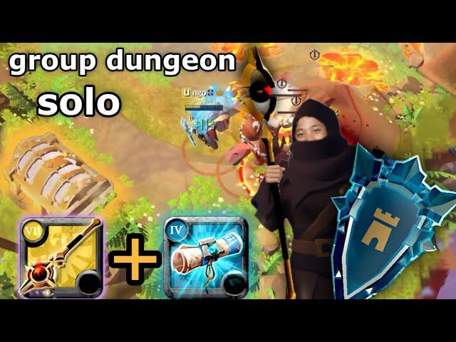 group dungeon solo / safe earning silver blue zone / albion online - east server