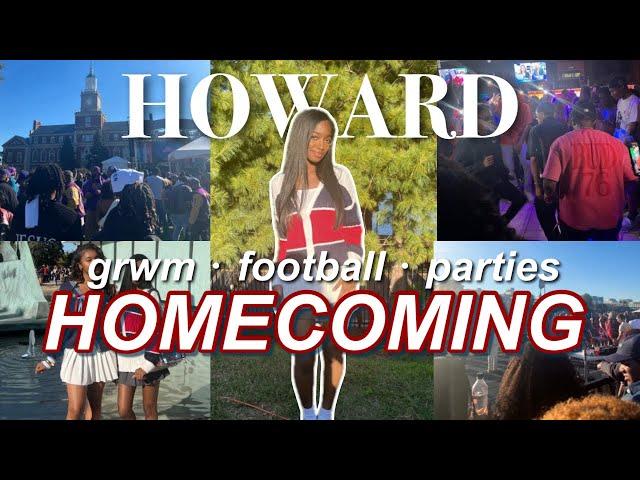 HBCU HOMECOMING 2024 | HOWARD U | grwm, game, parties