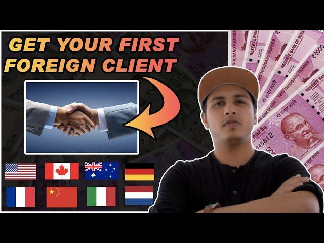 How To Get Your First Foreign SMMA Client - How To Get International Clients - Shivam Chhuneja