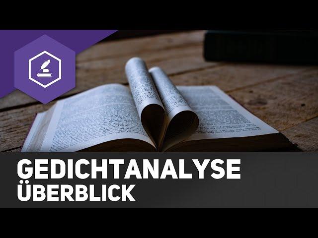 Gedichtanalyse Überblick - Beispiel Mondnacht