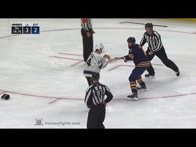 Nate Thompson vs Zach Bogosian Dec 11, 2018