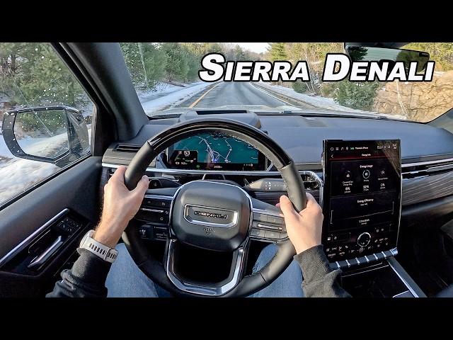 2025 GMC Sierra EV Denali Max - Driving the 760hp Pickup with 460mi of Range (POV Review)