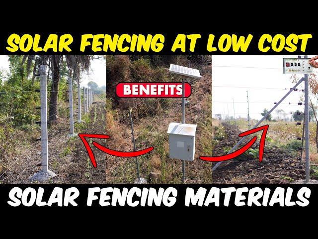 Solar Fencing for Agricultural Land at Low Cost | Solar Electric Fence