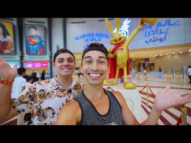 RIDING EVERY RIDE AT WARNER BROS. WORLD - World's Largest INDOOR Theme Park!