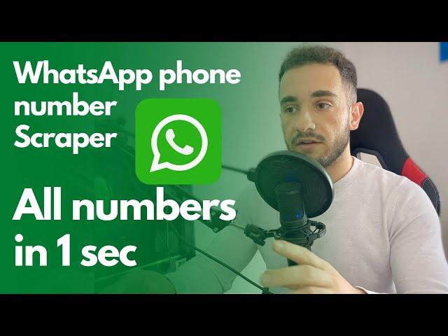 How to scrape phone numbers in Whatsapp Groups #whatsappscraper